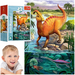 PUZZLE MINI 54 ELEMENTY NIESAMOWITE DINOZAURY DINO UKŁADANKA TREFL 19730
