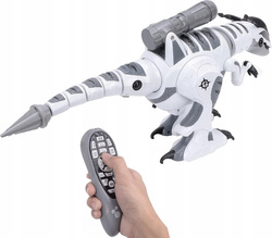 DINOZAUR T-REX ZDALNIE STEROWANY NA PILOT ROBOT 60cm CHODZI STRZELA MÓWI