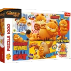 PUZZLE 1000 GARFIELD PRZYGODY GARFIELDA KOT PIES ODIE UKŁADANKA TREFL 10935