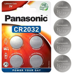 BATERIE PANASONIC LITOWE GUZIKOWE CR2032 DO WAGI PILOTA - 4 szt.