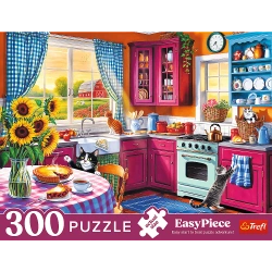 PUZZLE EASYPIECE 300 ELEMENTÓW PORANEK W KUCHNI UKŁADANKA 23102 TREFL