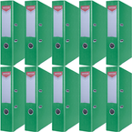 SEGREGATOR A4/75mm OFFICE PRODUCTS Z DŹWIGNIĄ PP ZIELONY 10 SZTUK
