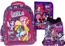3W1 PLECAK SZKOLNY WOREK PIÓRNIK EQUESTRIA PONY