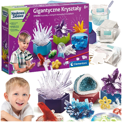 GIGANTYCZNE KRYSZTAŁY ZESTAW NAUKOWY EKSPERYMENTY DOŚWIADCZENIA CLEMENTONI