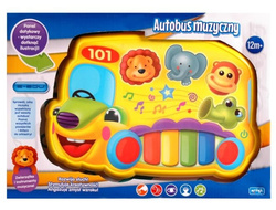 MUZYCZNY PAD WESOŁY AUTOBUS EDUKACYJNY I DOTYKOWY