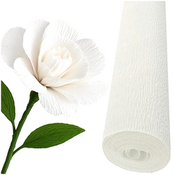 KREPINA WŁOSKA 600 BIBUŁA MARSZCZONA 50x250cm 180g BIAŁA