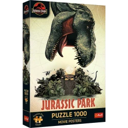 PUZZLE 1000 EL. PARK JURAJSKI DINOZAUR UKŁADANKA PREMIUM PLUS TREFL 10883