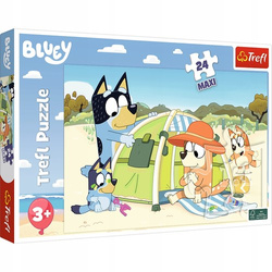 PUZZLE MAXI 24 EL. BLUEY WSPANIAŁY DZIEŃ BLUEY DUŻE ELEMENTY TREFL 14357