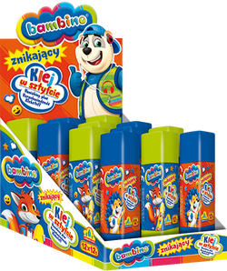 KLEJ W SZTYFCIE BAMBINO ZNIKAJĄCY MAGICZNY SZKOLNY 12g ZNIKAJĄCY - 12 szt.