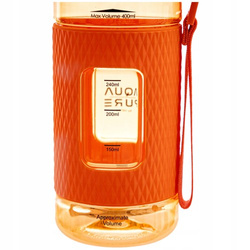 BIDON AQUA PURE ASTRA BUTELKA NA WODĘ 400ml TRITAN SZKOLNY POMARAŃCZOWY