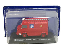 CITROEN TYPE H POMPIERS USINE 1:43 METAL MICHELIN