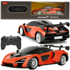 MCLAREN SENNA SAMOCHÓD ZDALNIE STEROWANY R/C 1:24 POMARAŃCZOWY RASTAR