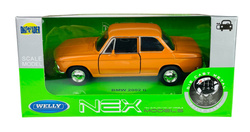 BMW 2002 ti  POMARAŃCZOWY SAMOCHÓD KOLEKCJONERSKI WELLY