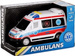 AMBULANS KARETKA POGOTOWIE RATUNKOWE SYRENY ŚWIATŁA SAMOCHÓD Z DŹWIĘKIEM
