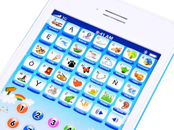 TABLET EDUKACYJNY DLA DZIECI W J.POLSKIM NIEBIESKI