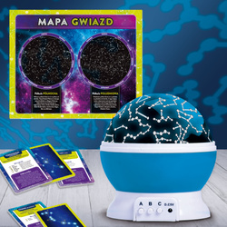 MAŁY GENIUSZ NAUKA O GWIAZDACH KOSMOS PROJEKTOR PLANETARIUM LISCIANI
