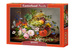 PUZZLE MARTWA NATURA Z KWIATAMI OWOCAMI WINOGRONA 2000EL CASTORLAND