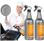 PŁYN DO CZYSZCZENIA GRILLA PIEKARNIKÓW profesjonalny CLINEX GRILL - 2 szt.