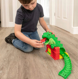 TEAMSTERZ TOR WYŚCIGOWY SZALONY GAD SMOK BEAST MACHINES METALOWE AUTKO