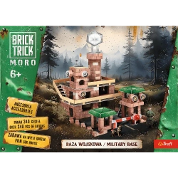 KLOCKI BRICK TRICK BUDUJ Z CEGŁY MORO BAZA WOJSKOWA 340 EL. TREFL