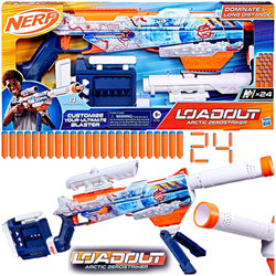 NERF LOADOUT ARCTIC ZEROSTRIKER WYRZUTNIA BLASTER KARABIN PISTOLET HASBRO