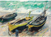 PUZZLE 1000 TRZY ŁODZIE RYBACKIE CLAUDE MONET INTERDRUK ART SZTUKA