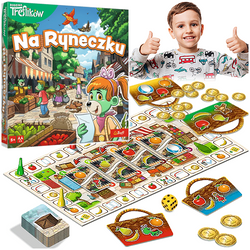 GRA PLANSZOWA RODZINNA NA RYNECZKU ZAKUPY RODZINA TREFLIKÓW TREFL 02816