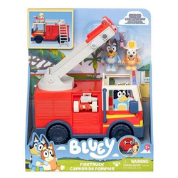 BLUEY STRAŻ POŻARNA WÓZ STRAŻACKI Z DRABINĄ FIGURKI BLUEY FIRETRUCK