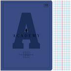 ZESZYT A4 60 KARTEK KRATKA Z MARGINESEM 90g ACADEMY HYBRID INTERDRUK