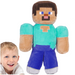 MINECRAFT PLUSZAK MASKOTKA STEVE PRZYTULANKA PIXELE MIĘKKA PLUSZOWA 30 cm