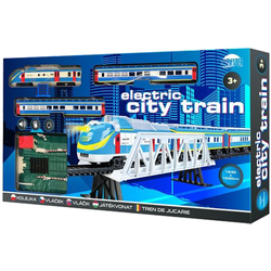 KOLEJKA ELEKTRYCZNA CITY TRAIN TORY LOKOMOTYWA WAGONY TOROWISKO DROMADER