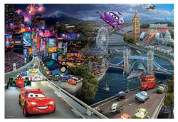 PUZZLE AUTA KOLAŻ CARS DISNEY 160 EL - TREFL