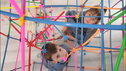 ZESTAW KREATYWNY SŁOMKI KONSTRUKCYJNE RURKI 3D MONTINO 390 EL. ALEXANDER