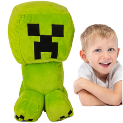 MINECRAFT CREEPER PLUSZAK MASKOTKA PRZYTULANKA PIXELE MIĘKKA PLUSZOWA