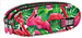 PIÓRNIK SASZETKA DWUKOMOROWA STRIGHT PINK RÓŻOWE FLAMINGI MONSTERA BANAN