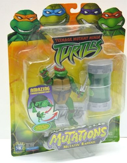 FIGURKA ŻÓŁWIE NINJA TRANSFORM RAPHAEL OOZE