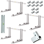 WSPORNIK UCHWYT MONTAŻOWY KLIMATYZATORA Z POPRZECZKĄ 200 KG HL-550 - 3 szt.