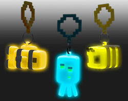 MINECRAFT FIGURKA NIESPODZIANKA KOLEKCJONERSKA BACKPACK HANGERS MOJANG