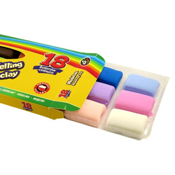 MODELINA SZKOLNA DLA DZIECI 18 KOLORÓW ELASTYCZNA ASTRA AS