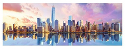 PUZZLE 1000 ELEMENTÓW PANORAMA MANHATTAN NOWY JORK UKŁADANKA TREFL 29033