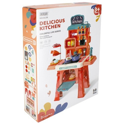 DUŻA KUCHNIA NA BATERIE PIEKARNIK ŚWIATŁO DŹWIĘK