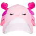 CZAPKA Z DASZKIEM SQUISHMALLOWS REGULOWANA PLUSZOWA RÓŻOWA KRAB CAILEY