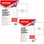 ETYKIETY SAMOPRZYLEPNE OFFICE PRODUCTS 210x148mm BIAŁE 100 ARKUSZY - 2 szt.