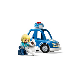 LEGO DUPLO POSTERUNEK POLICJI I HELIKOPTER RADIOWÓZ SAMOCHÓD KOMENDA 10959