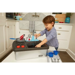 KUCHNIA ZLEWOZMYWAK I KUCHENKA PALNIKI NACZYNIA DLA MALUCHA LITTLE TIKES
