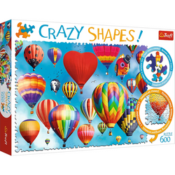 PUZZLE KOLOROWE BALONY CRAZY SHAPES 600 EL. TREFL 