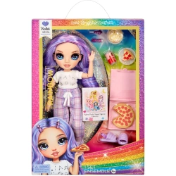 RAINBOW HIGH JUNIOR LALKA VIOLET WILLOW W PIŻAMIE PYJAMA PARTY AKCESORIA