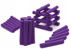 PLASTELINA W LASECZKACH SZKOLNA MONA ELASTYCZNA MAJEWSKI FIOLETOWA 1kg