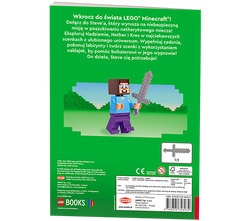 LEGO MINECRAFT WYPRAWA PO NETHERYTOWY MIECZ FIGURKA NAKLEJKI 