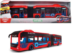 AUTOBUS MIEJSKI VOLVO CITY BUS DICKIE TOYS CZERWONY PRZEGUBOWY